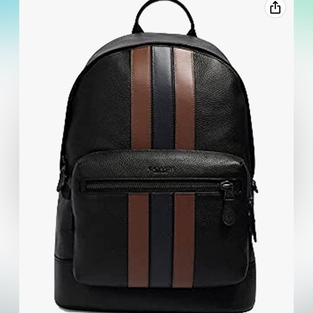 BUNDLE Coach Varsity Stripe Backpack & Wallet, NWTs - Picture 11 of 16